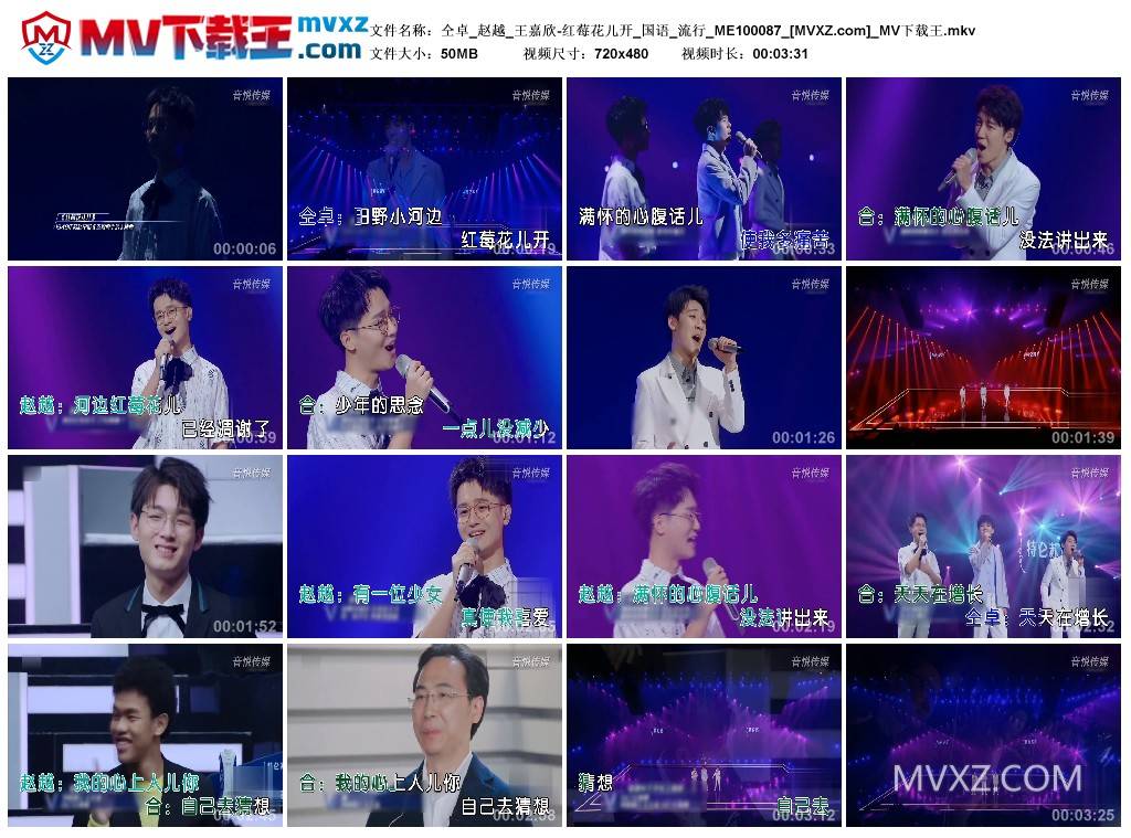 仝卓_赵越_王嘉欣-红莓花儿开_国语_流行_ME100087